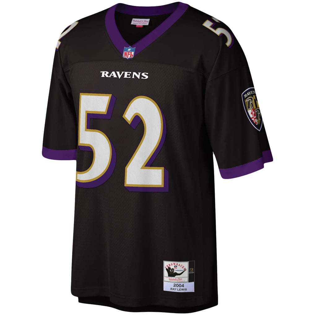 Men's Baltimore Ravens Ray Lewis Black Legacy Replica Jersey
