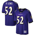 Men's Baltimore Ravens Ray Lewis Purple Big & Tall 2000 Retired Player Replica Jersey