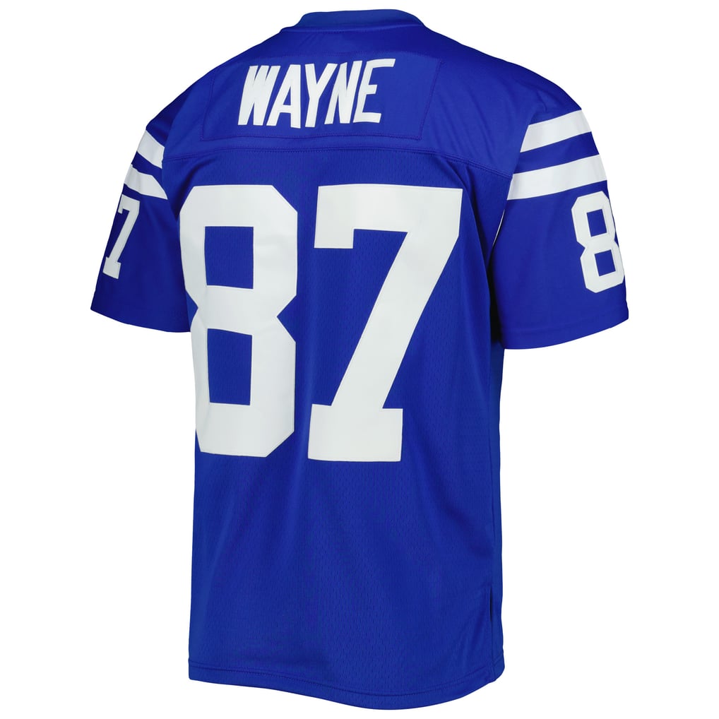 Men's Indianapolis Colts Reggie Wayne Royal Legacy Replica Jersey