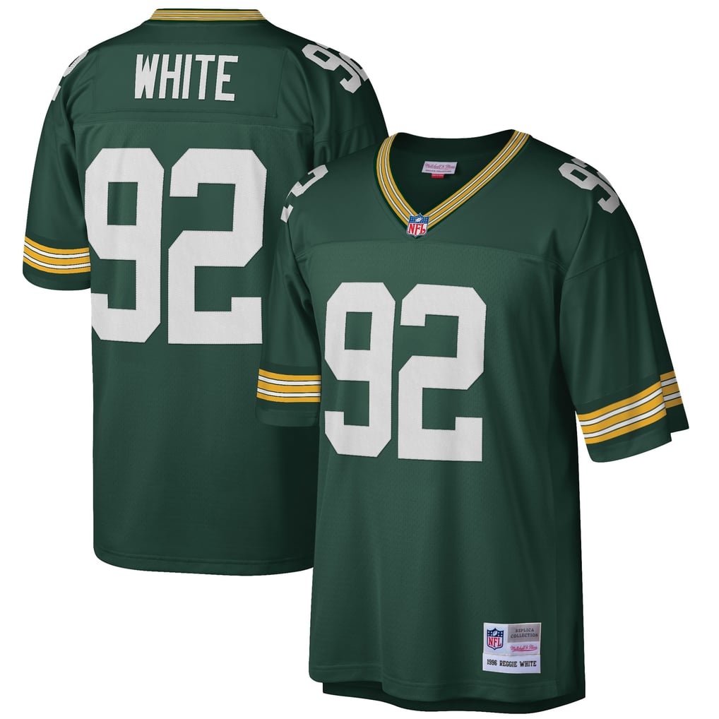 Men's Green Bay Packers Reggie White Green Big & Tall 1996 Retired Player Replica Jersey