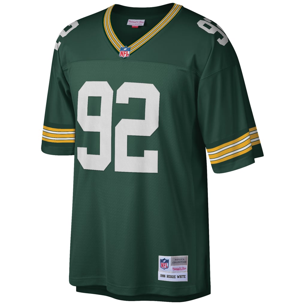 Men's Green Bay Packers Reggie White Green Big & Tall 1996 Retired Player Replica Jersey