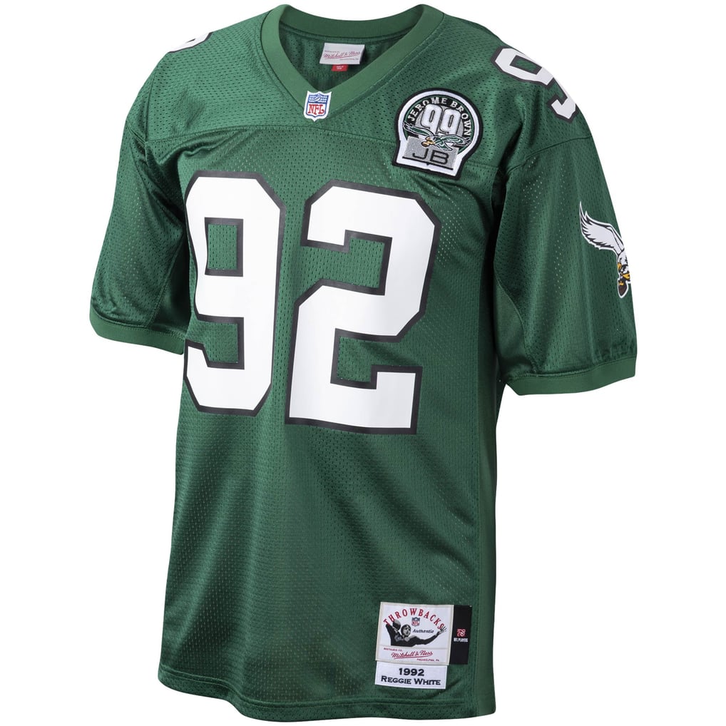 Men's Philadelphia Eagles Reggie White Green Authentic Throwback Retired Player Jersey