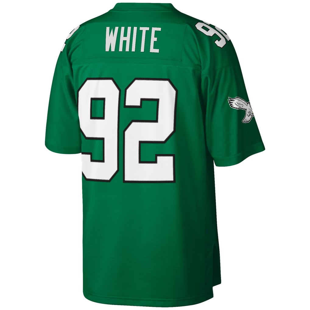Men's Philadelphia Eagles Reggie White Kelly Green Big & Tall 1990 Retired Player Replica Jersey