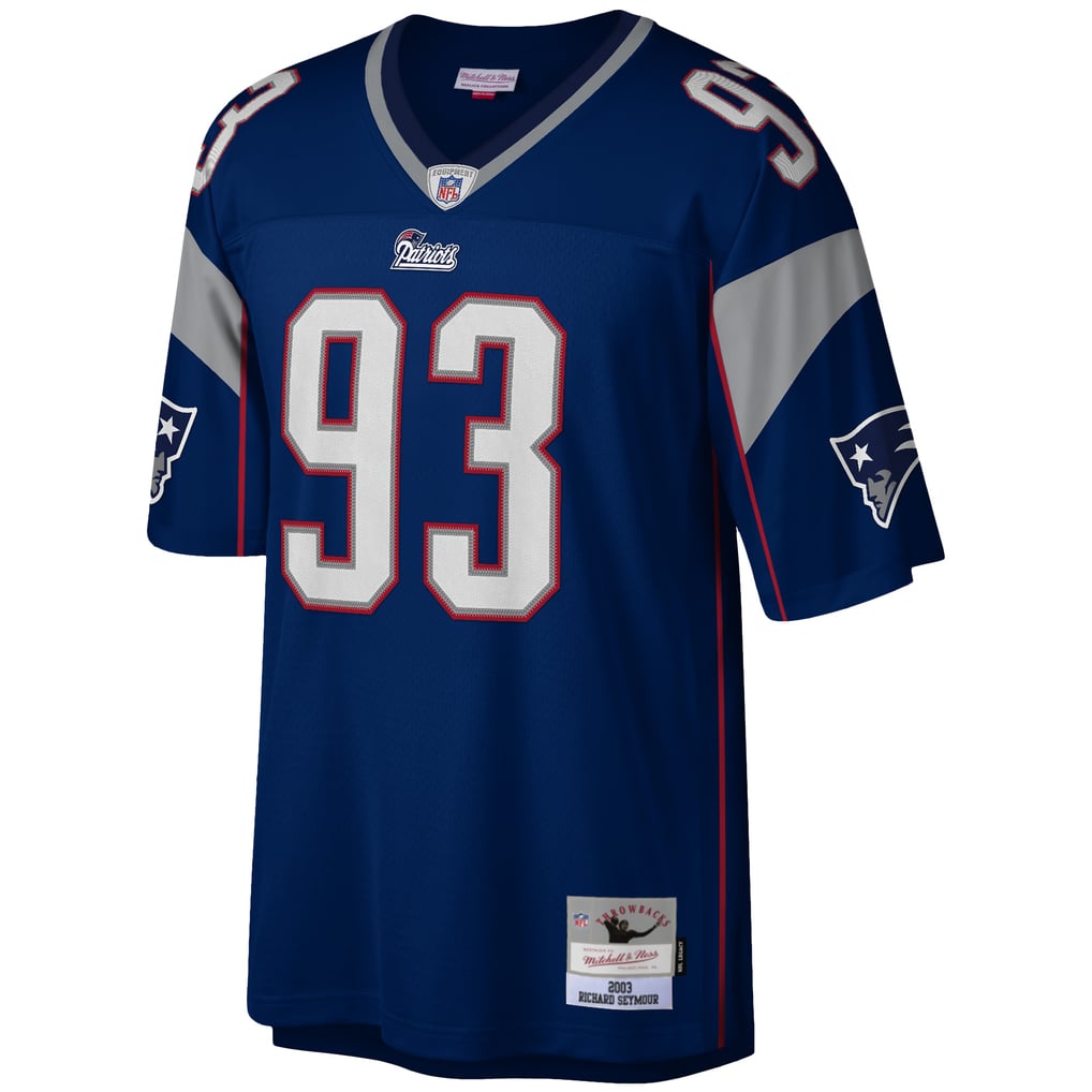 Men's New England Patriots Richard Seymour Navy Legacy Replica Jersey