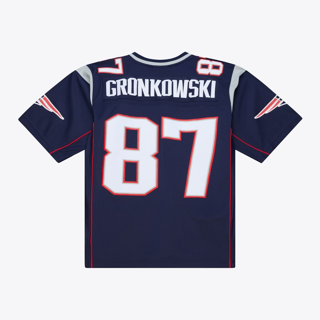 Men's New England Patriots Rob Gronkowski Navy Retired Legacy Replica Player Jersey