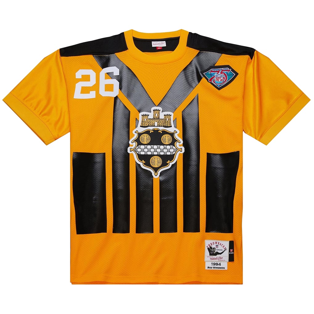 Men's Pittsburgh Steelers 1994 Rod Woodson Gold Authentic Throwback Retired Player Jersey