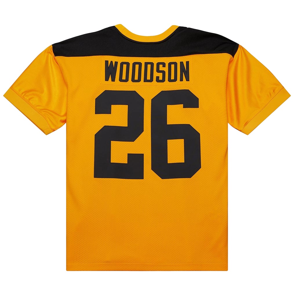 Men's Pittsburgh Steelers 1994 Rod Woodson Gold Authentic Throwback Retired Player Jersey