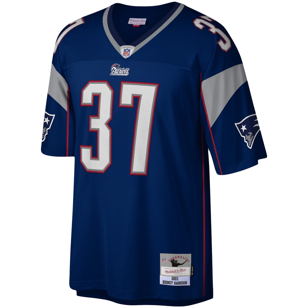 Men's New England Patriots Rodney Harrison Navy Legacy Replica Jersey