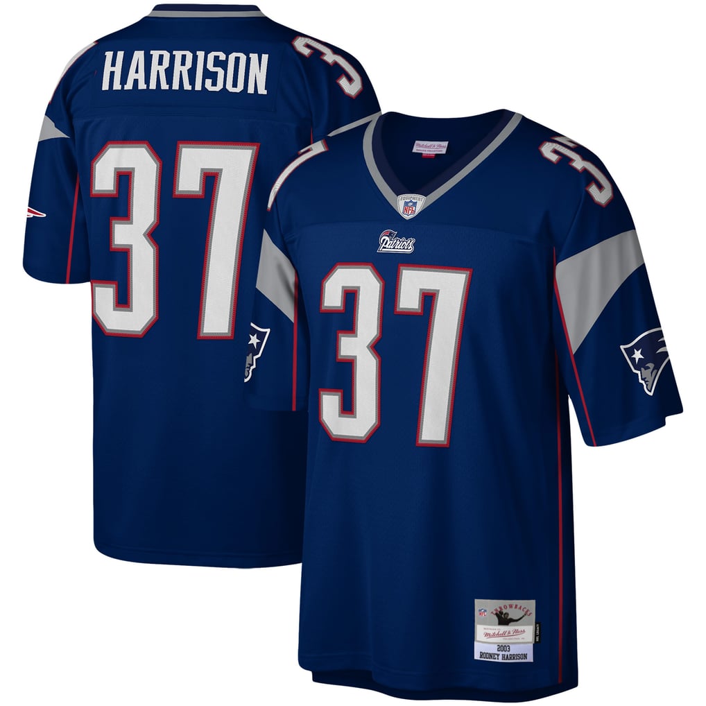Men's New England Patriots Rodney Harrison Navy Legacy Replica Jersey
