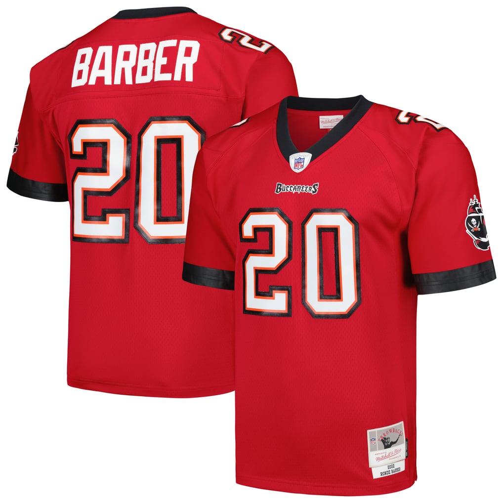 Men's Tampa Bay Buccaneers Ronde Barber Red Legacy Replica Jersey
