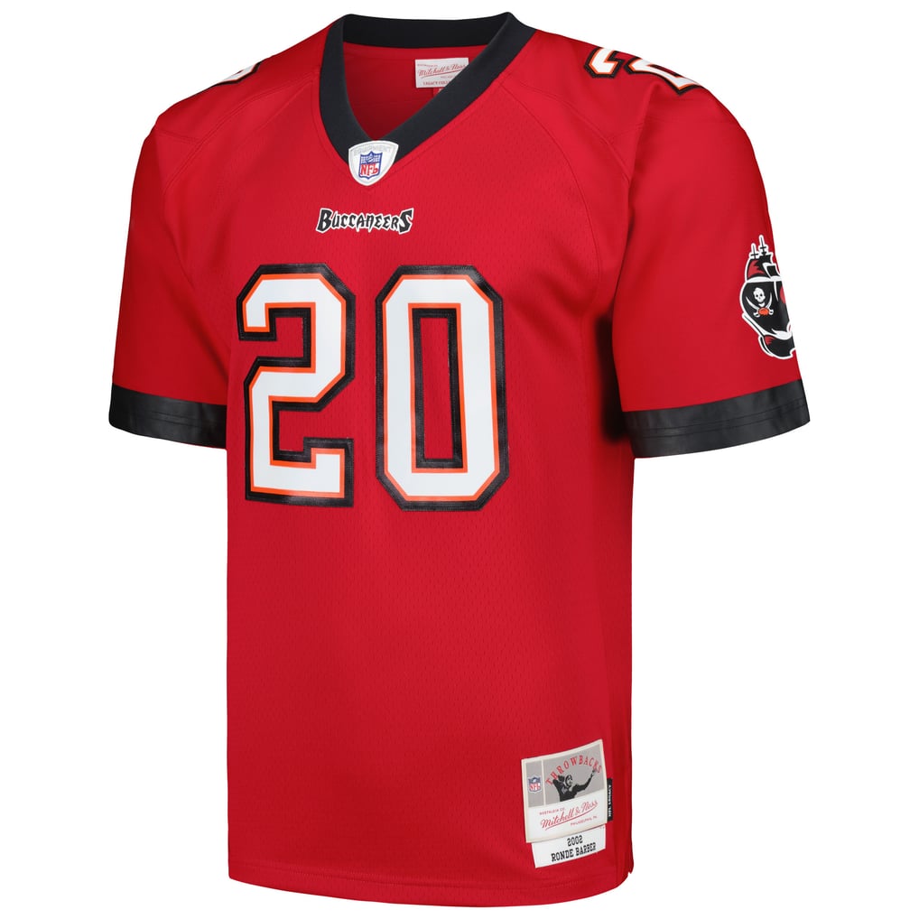 Men's Tampa Bay Buccaneers Ronde Barber Red Legacy Replica Jersey