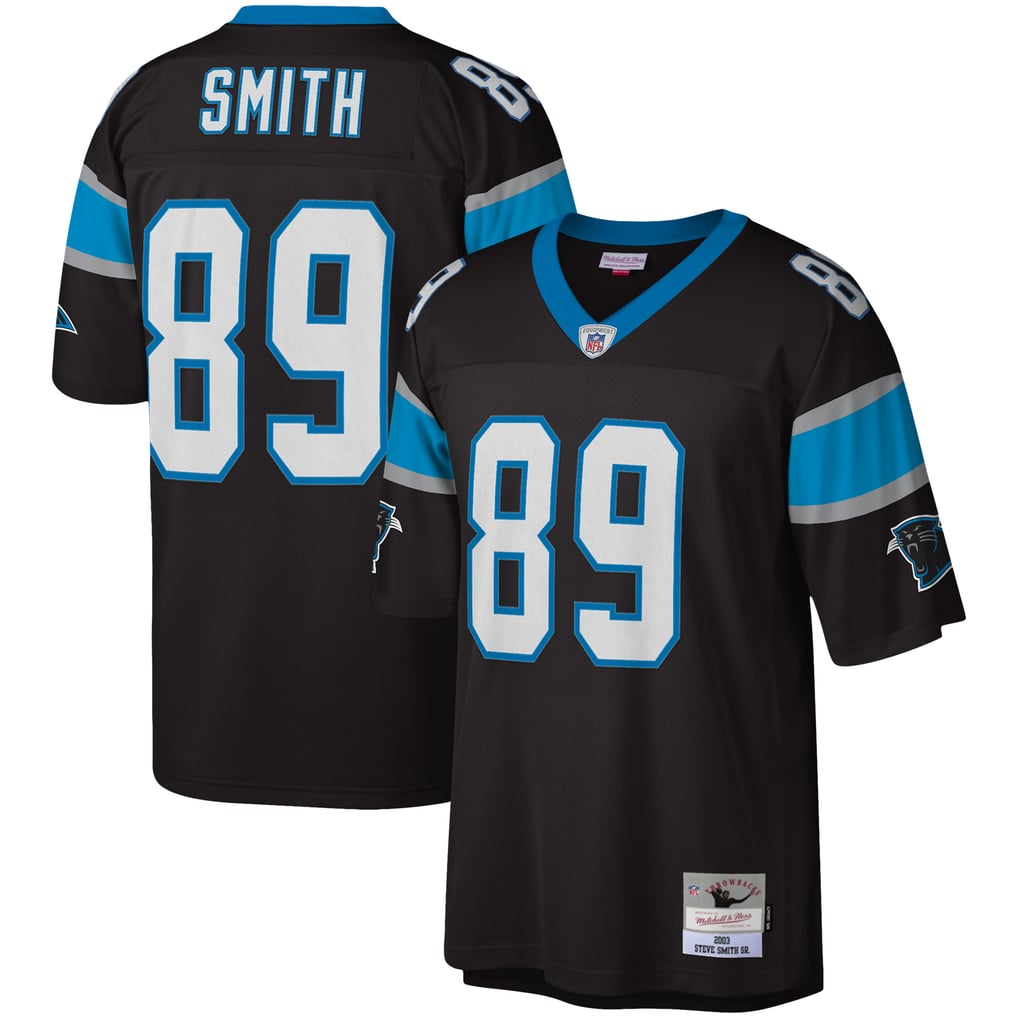 Men's Carolina Panthers Steve Smith Black Legacy Replica Jersey