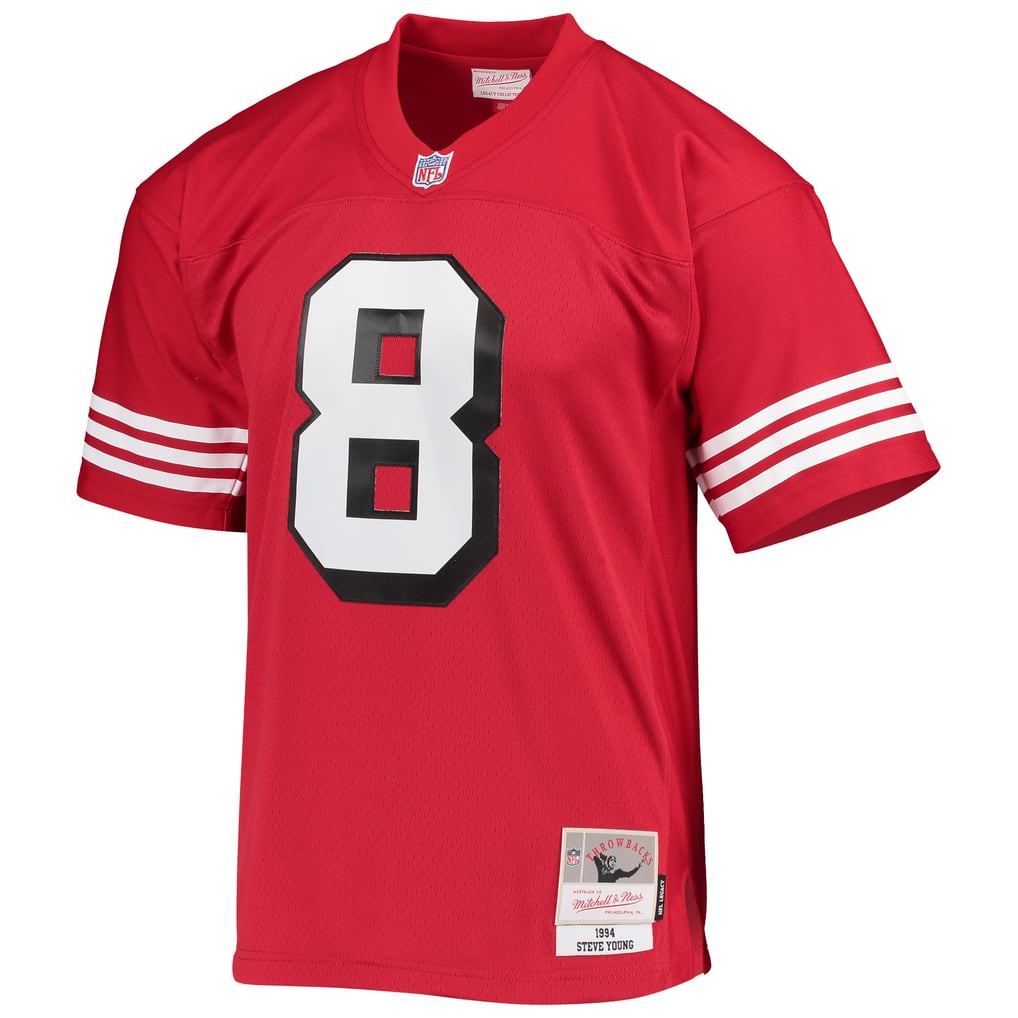 Men's San Francisco 49ers Steve Young Scarlet Legacy Replica Jersey