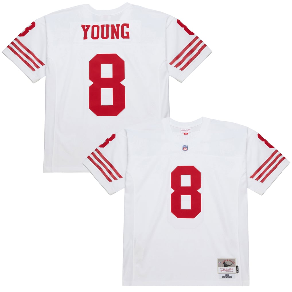 Men's San Francisco 49ers Steve Young White 1994 Legacy Replica Jersey