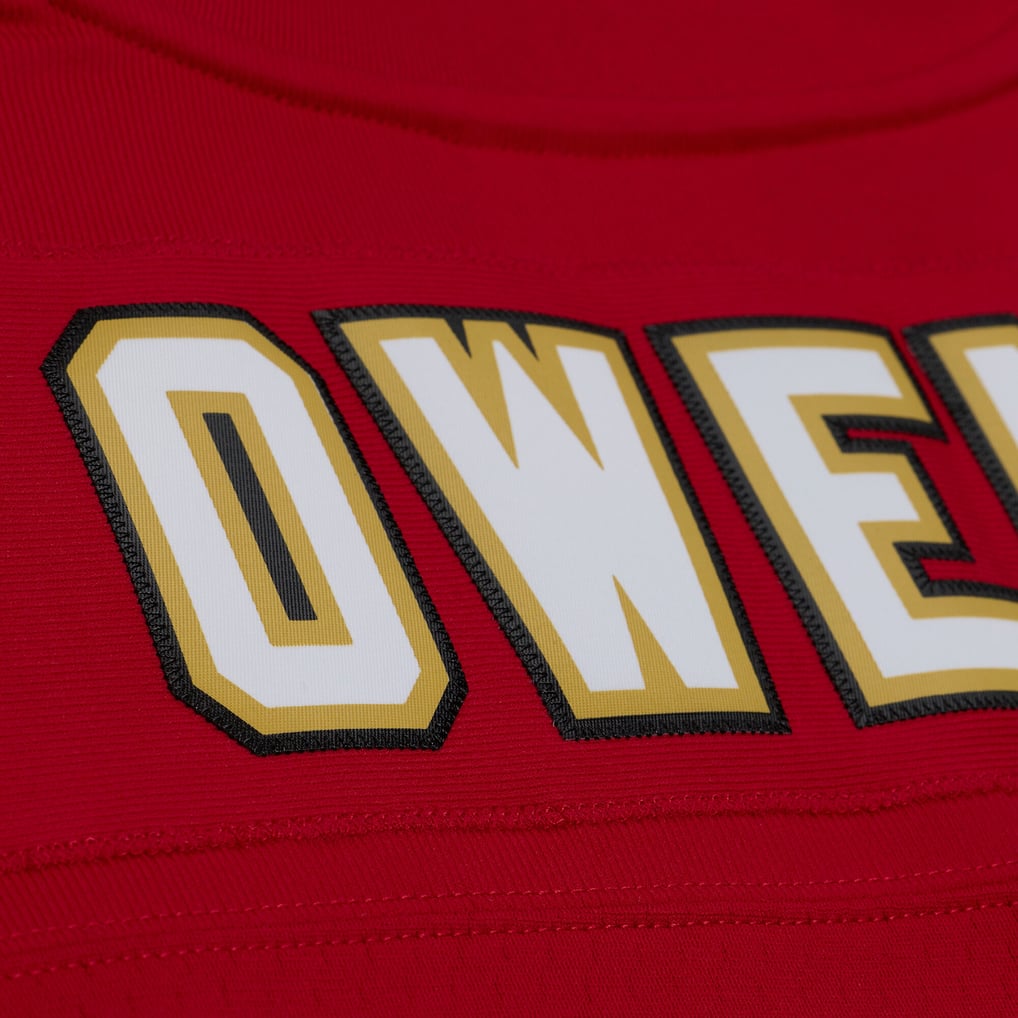 Men's San Francisco 49ers Terrell Owens Red 1996 Legacy Replica Player Jersey