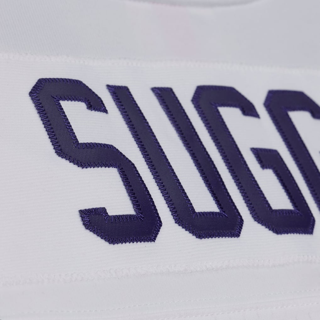 Men's Baltimore Ravens Terrell Suggs White 2003 Legacy Replica Player Jersey