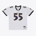 Men's Baltimore Ravens Terrell Suggs White 2003 Legacy Replica Player Jersey
