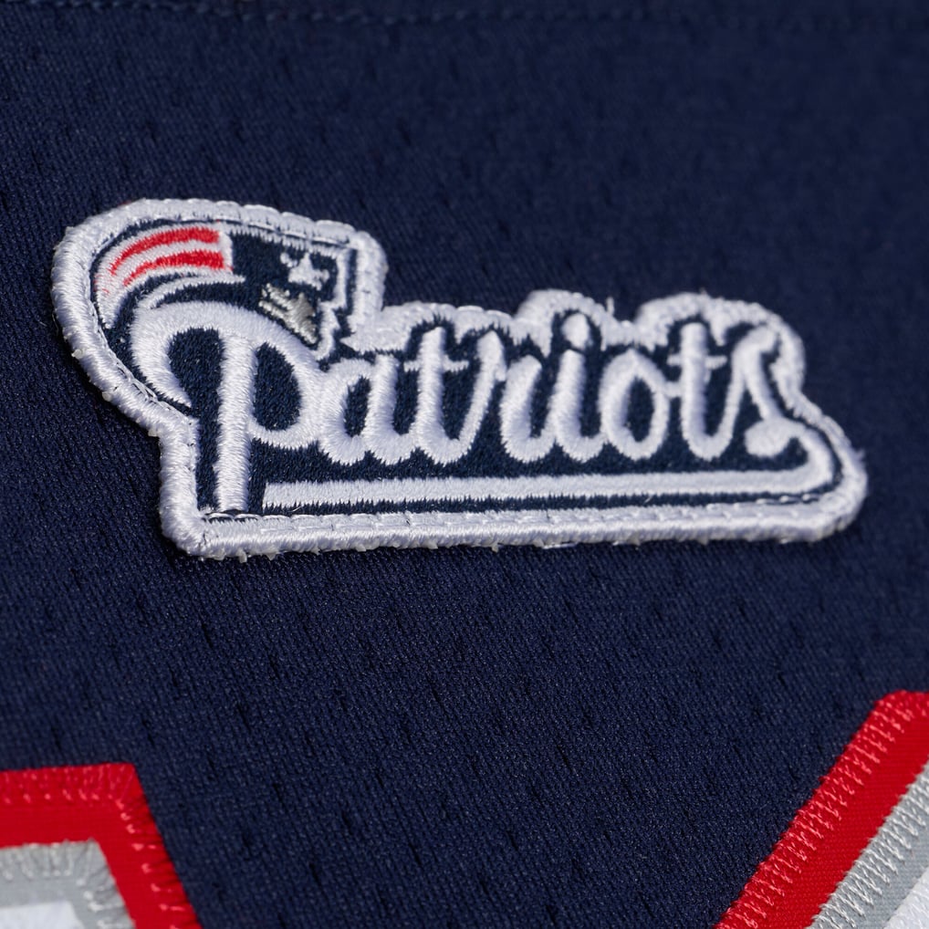 Men's New England Patriots Tom Brady Navy Super Bowl XXXVI Authentic Throwback Jersey
