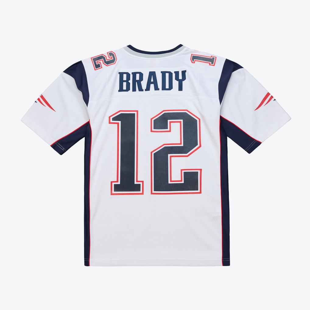 Men's New England Patriots Tom Brady White 2000 Legacy Replica Jersey