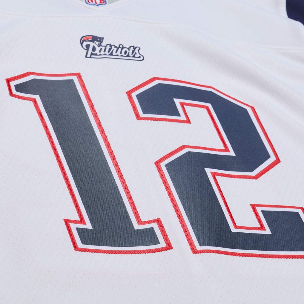 Men's New England Patriots Tom Brady White 2000 Legacy Replica Jersey