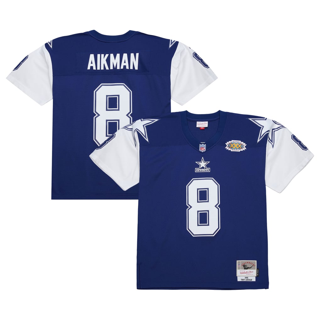 Men's Dallas Cowboys Troy Aikman Navy 1995 Legacy Replica Jersey