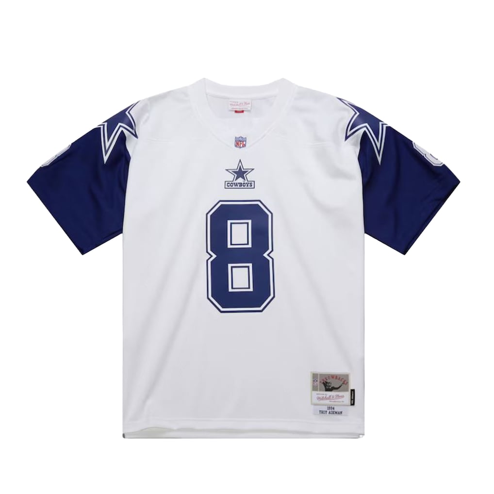 Men's Dallas Cowboys Troy Aikman White 1994 Alternate Legacy Replica Jersey