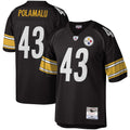 Men's Pittsburgh Steelers Troy Polamalu Black Legacy Replica Jersey