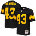 Men's Pittsburgh Steelers Troy Polamalu Black Legacy Replica Jersey