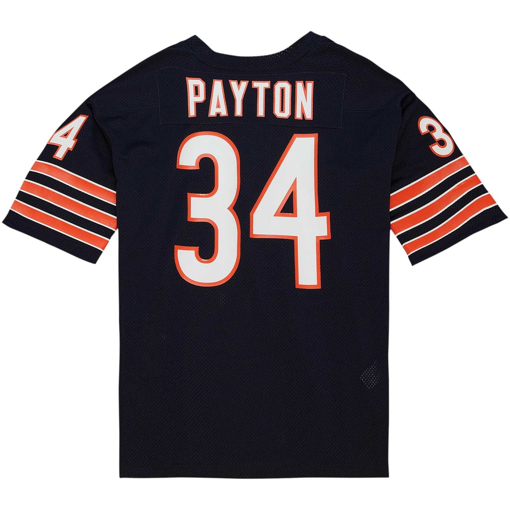 Men's Chicago Bears 1983 Walter Payton Navy Authentic Throwback Retired Player Jersey