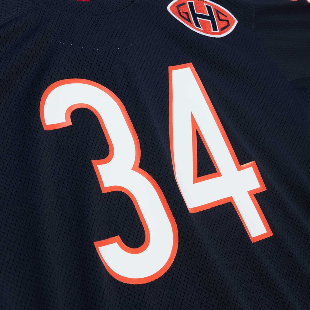 Men's Chicago Bears 1983 Walter Payton Navy Authentic Throwback Retired Player Jersey