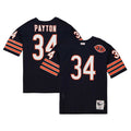 Men's Chicago Bears 1983 Walter Payton Navy Authentic Throwback Retired Player Jersey