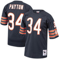 Men's Chicago Bears 1985 Walter Payton Navy Authentic Throwback Retired Player Jersey