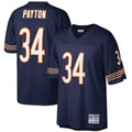 Men's Chicago Bears Walter Payton Navy Big & Tall 1985 Retired Player Replica Jersey