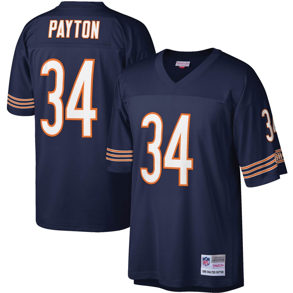 Men's Chicago Bears Walter Payton Navy Legacy Replica Jersey