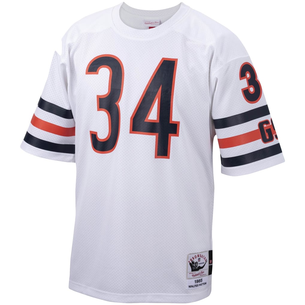 Men's Chicago Bears Walter Payton White Big & Tall 1985 Retired Player Replica Jersey