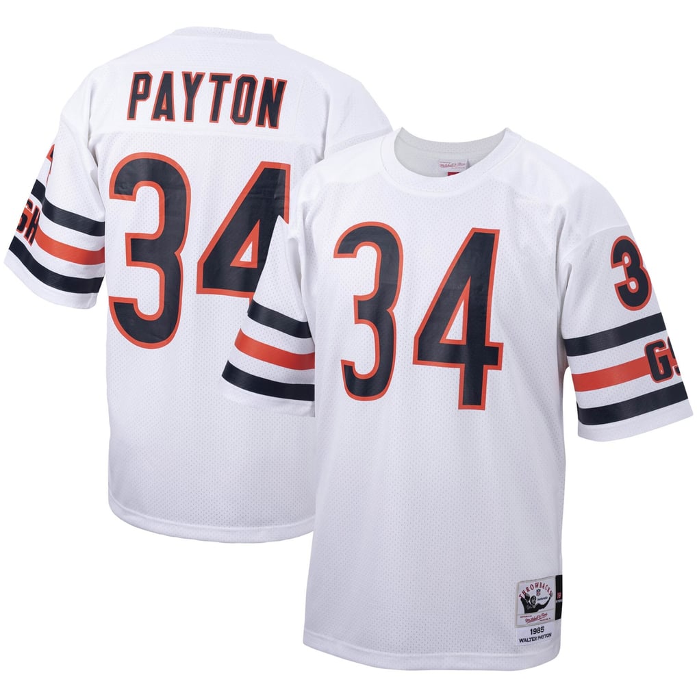 Men's Chicago Bears Walter Payton White Big & Tall 1985 Retired Player Replica Jersey