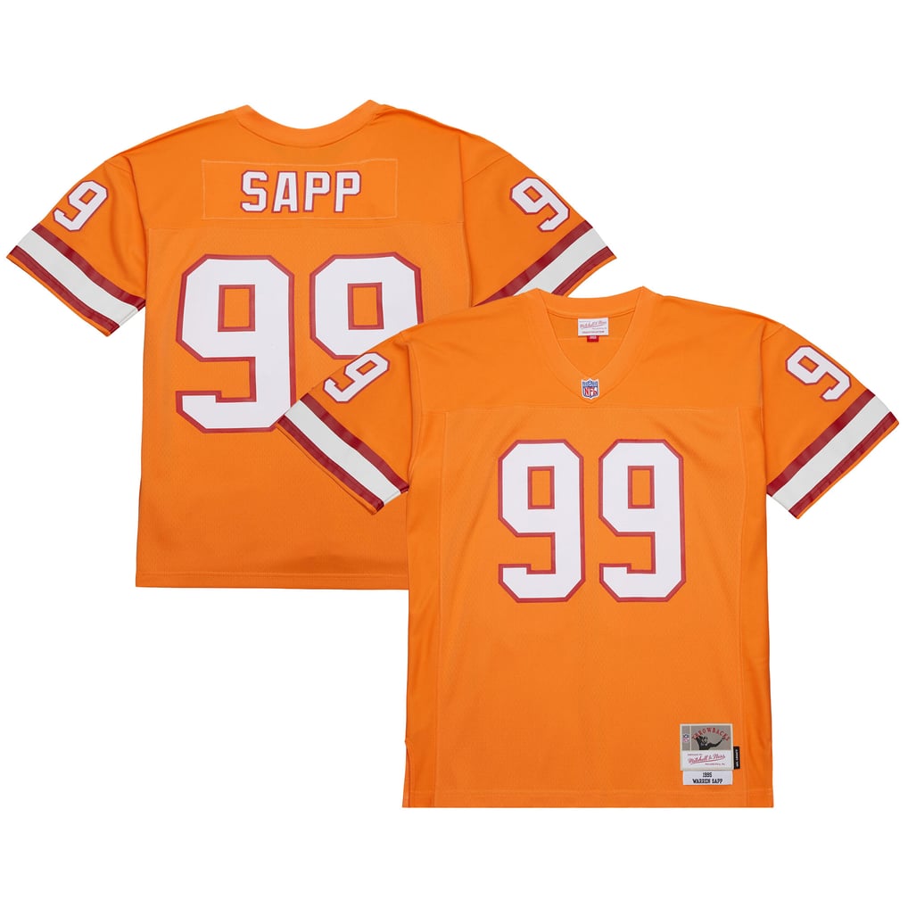 Men's Tampa Bay Buccaneers Warren Sapp Orange 1995 Legacy Replica Jersey