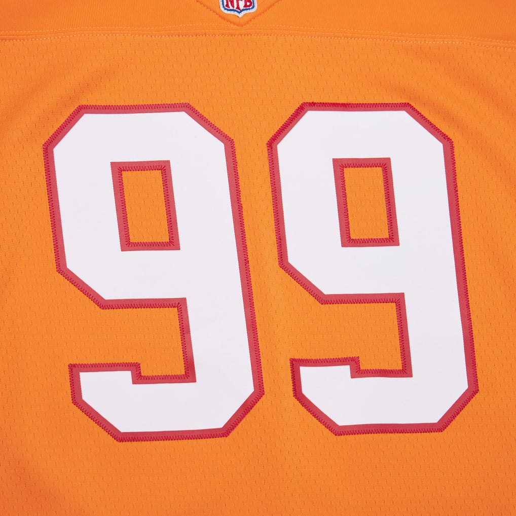Men's Tampa Bay Buccaneers Warren Sapp Orange 1995 Legacy Replica Jersey