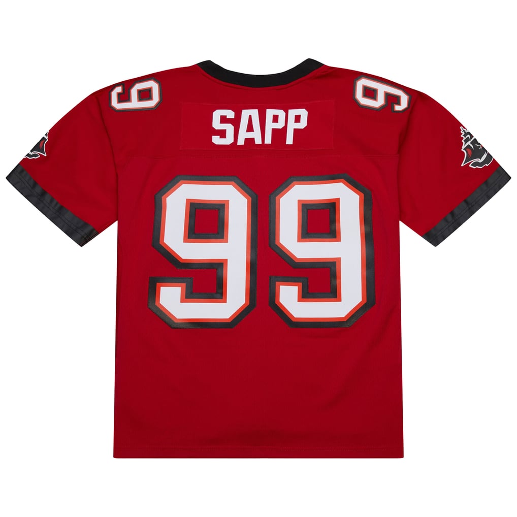 Men's Tampa Bay Buccaneers Warren Sapp Red 2002 Legacy Replica Jersey