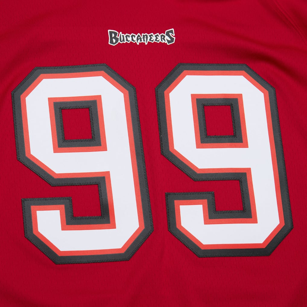 Men's Tampa Bay Buccaneers Warren Sapp Red 2002 Legacy Replica Jersey