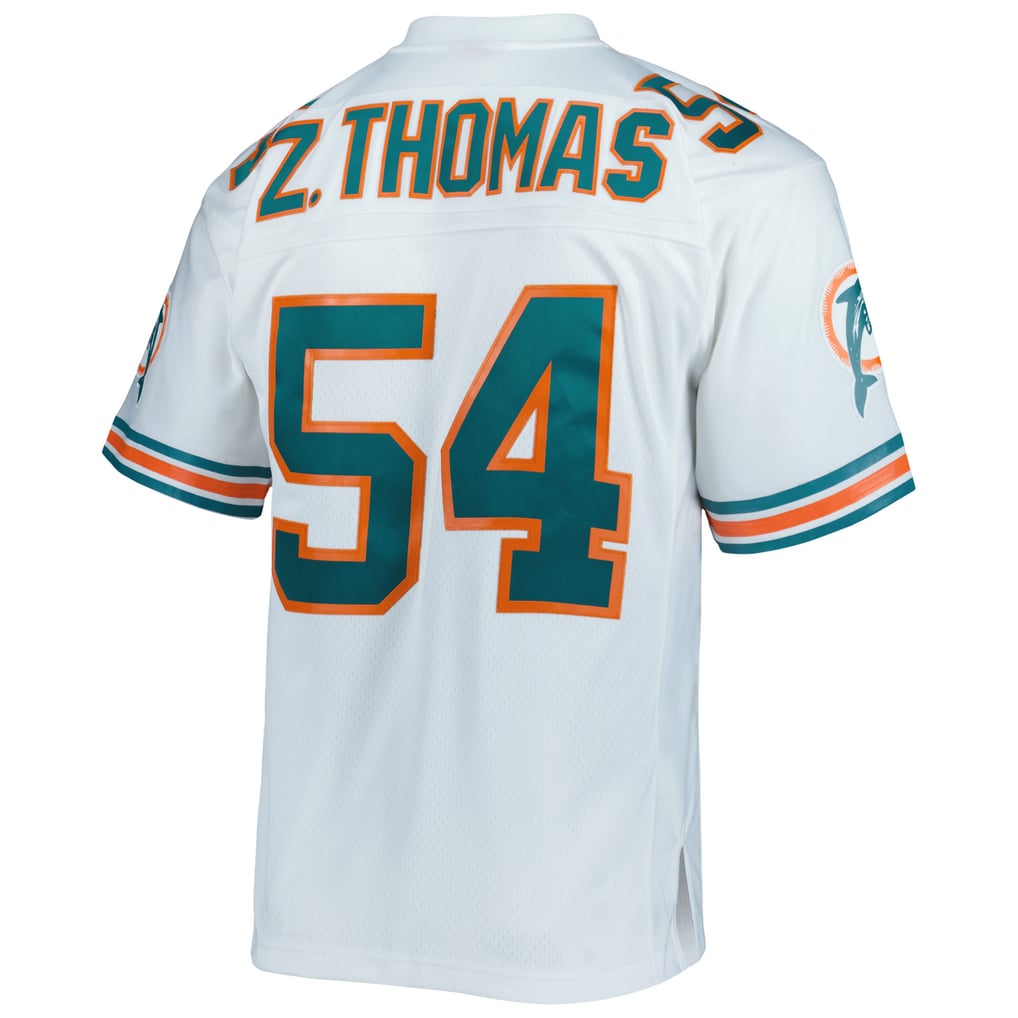 Men's Miami Dolphins Zach Thomas White Legacy Replica Jersey