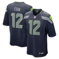 Men's Seattle Seahawks 12s College Navy Team Game Jersey