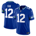Men's Seattle Seahawks 12s Royal Alternate Vapor F.U.S.E. Stitched Limited Jersey