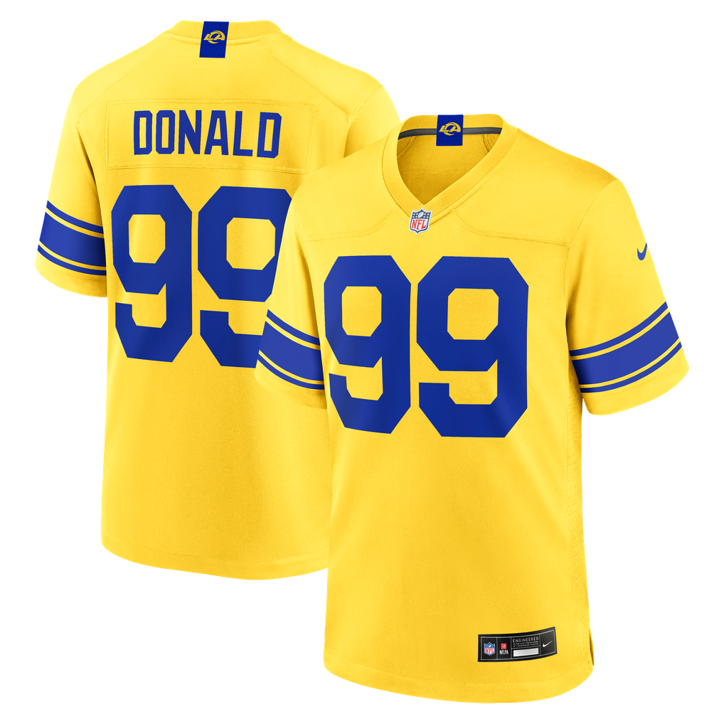 Men's Los Angeles Rams Aaron Donald Classic Sol Game Jersey