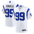 Men's Los Angeles Rams Aaron Donald Fearsome White Game Jersey