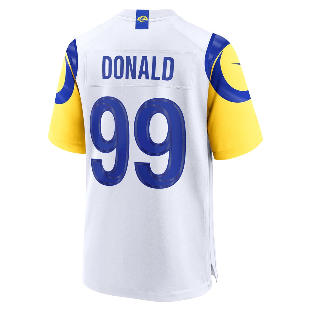 Men's Los Angeles Rams Aaron Donald White Game Jersey