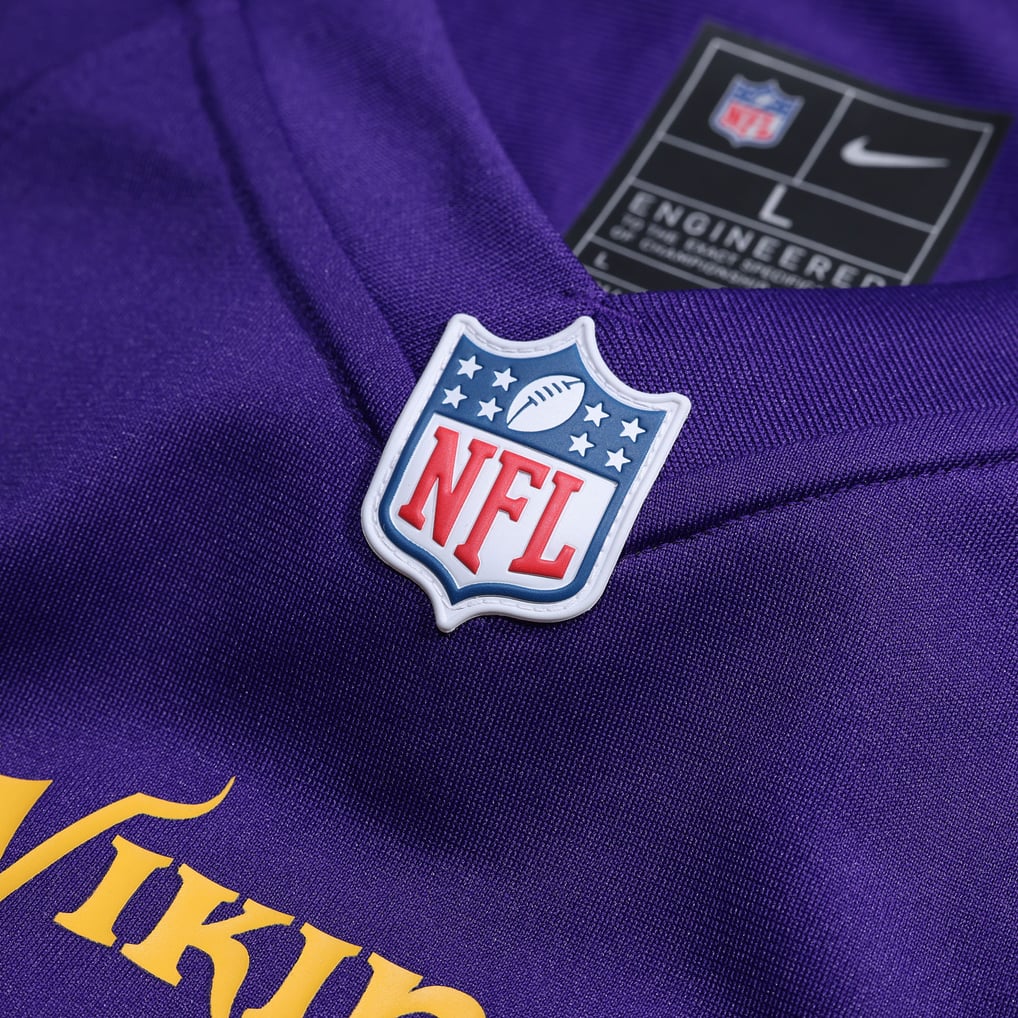 Men's Minnesota Vikings Aaron Jones Purple Game Player Jersey