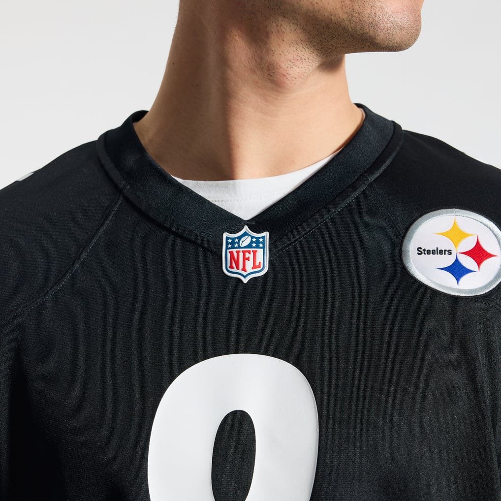 Men's Pittsburgh Steelers Aaron Rodgers Black Game Jersey