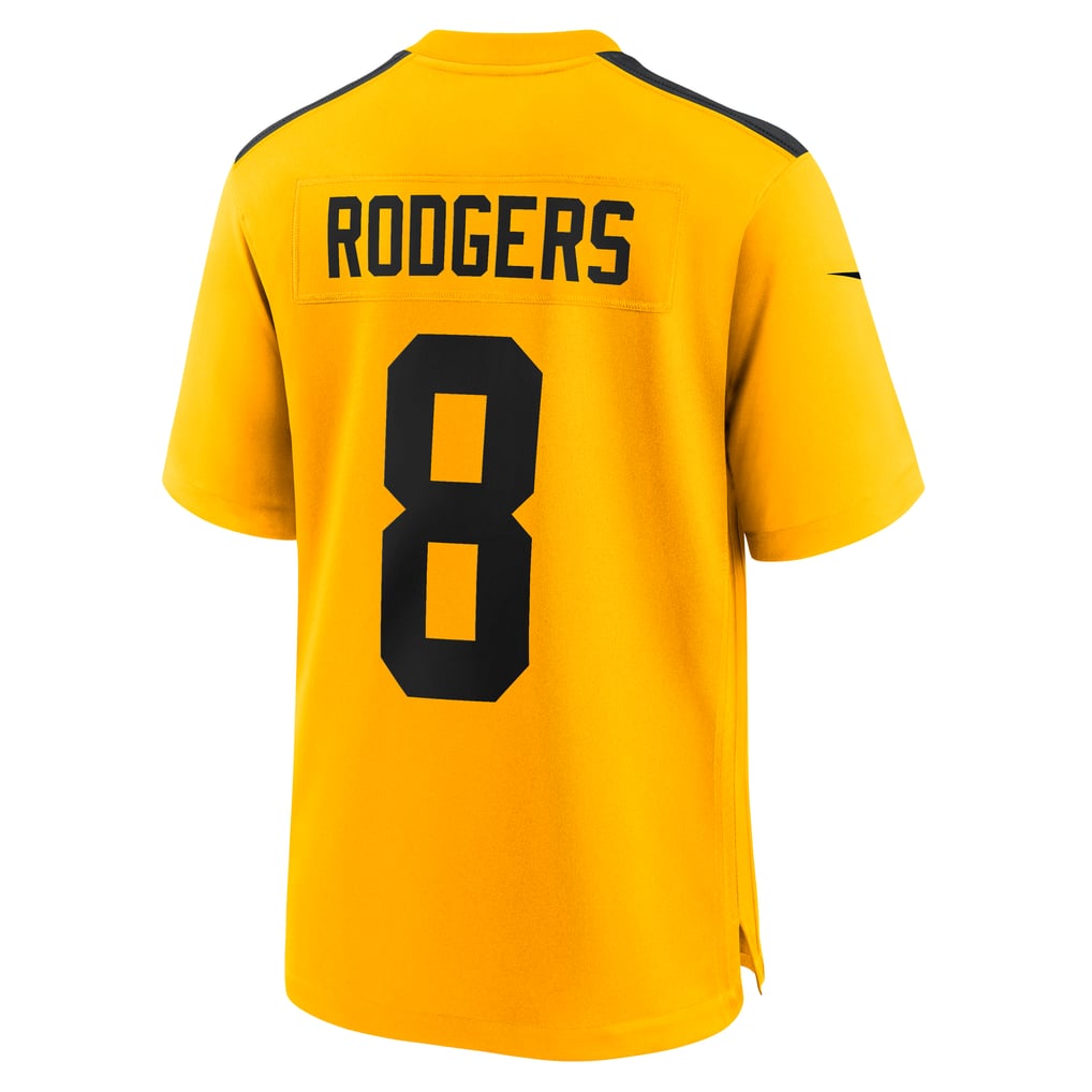 Men's Pittsburgh Steelers Aaron Rodgers Gold Alternate 1933 Throwback Game Jersey