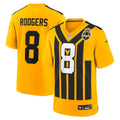 Men's Pittsburgh Steelers Aaron Rodgers Gold Alternate 1933 Throwback Game Jersey